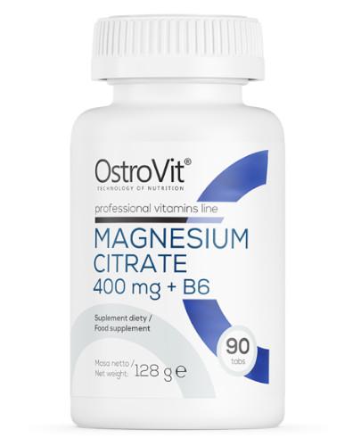 podgląd produktu OstroVit Magnesium Citrate 400 mg + B6 90 tabletek