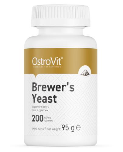 podgląd produktu OstroVit Brewers Yeast (drożdże piwne) 200 tabletek