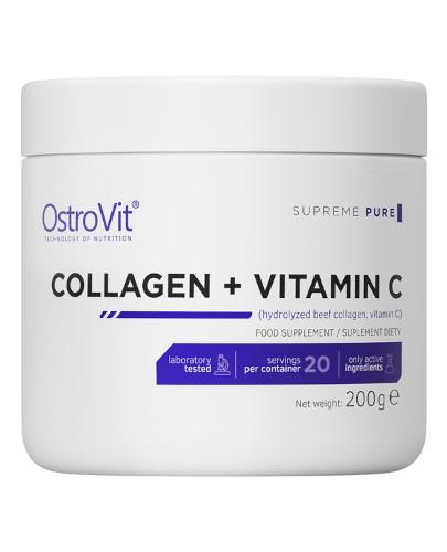 podgląd produktu OstroVit Collagen + Vitamin C proszek 200 g