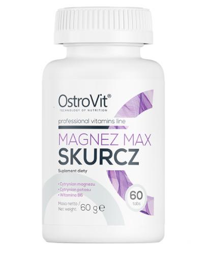 podgląd produktu OstroVit Magnez Max Skurcz 60 tabletek
