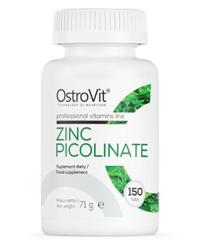 zdjęcie produktu OstroVit Zinc Picolinate (pikolinian cynku) 150 tabletek
