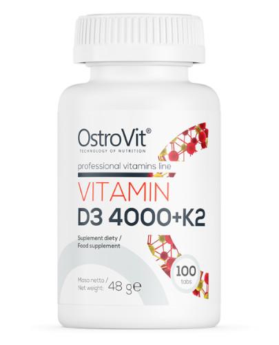 zdjęcie produktu OstroVit Vitamin D3 4000 + K2 100 tabletek