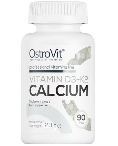 podgląd produktu OstroVit Vitamin D3 + K2 + Calcium 90 tabletek