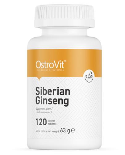 zdjęcie produktu OstroVit Siberian Ginseng (żeń-szeń syberyjski) 120 tabletek