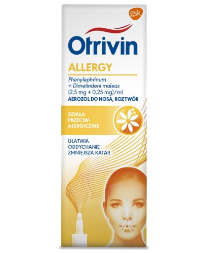 podgląd produktu Otrivin Allergy aerozol przeciw alergii 15 ml