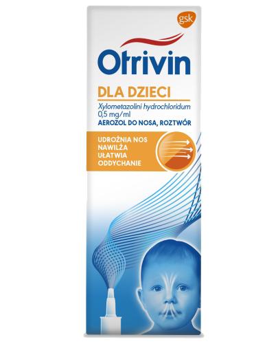podgląd produktu Otrivin dla dzieci 0,5mg/ml aerozol na katar 10 ml