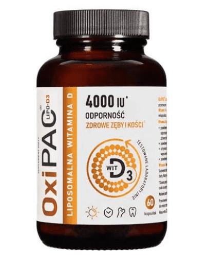 zdjęcie produktu OxiPAC Lipo-D3 liposomalna witamina D3 60 kapsułek