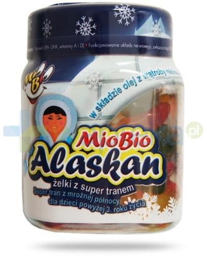 podgląd produktu Mio Bio Alaskan Żelki z super tranem 30 sztuk