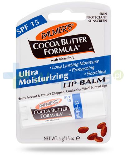 Palmers Cocoa Butter balsam pielęgnacyjny do ust w sztyfcie o zapachu czekoladowym 4 g