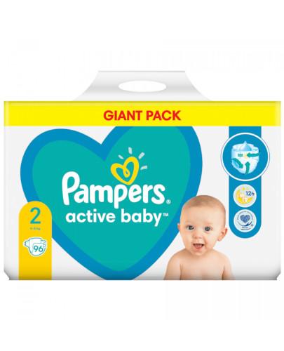podgląd produktu Pampers Active Baby 2 pieluchy 4-8 kg 96 sztuk