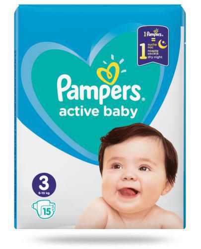 podgląd produktu Pampers Active Baby 3 pieluchy 6-10 kg 15 sztuk