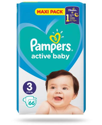podgląd produktu Pampers Active Baby 3 pieluchy 6-10 kg 66 sztuk
