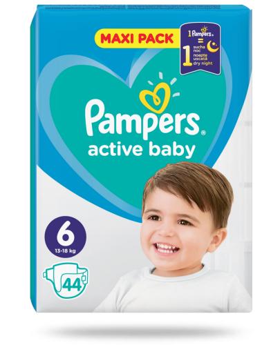 podgląd produktu Pampers Active Baby 6 pieluchy 13-18 kg 44 sztuki