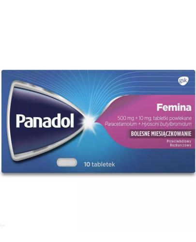 zdjęcie produktu Panadol Femina lek przeciwbólowy - 10 tabletek