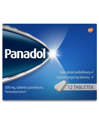 podgląd produktu Panadol lek przecwibólowy - 12 tabletek
