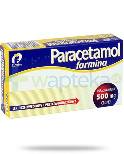 podgląd produktu Paracetamol Farmina czopki 500mg 10 sztuk
