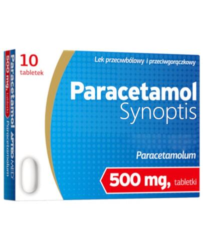 podgląd produktu Paracetamol Synoptis 500 mg 10 tabletek