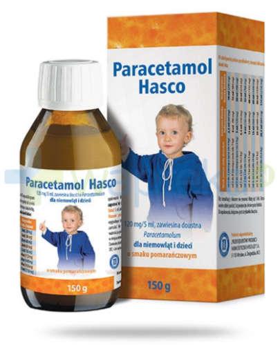 podgląd produktu Paracetamol zawiesina smak pomarańczowy 150 g Hasco