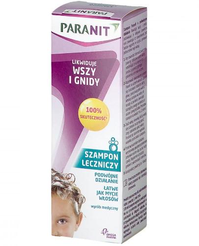 podgląd produktu Paranit szampon likwiduje wszy i gnidy 100 ml