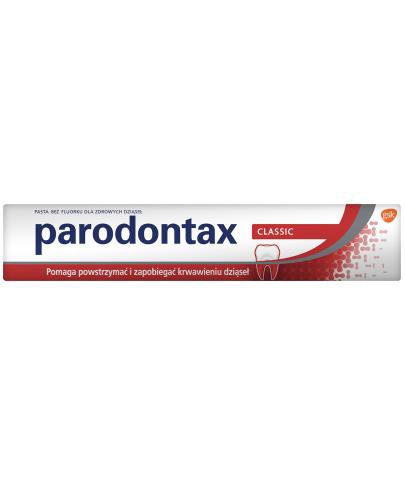 podgląd produktu Parodontax Classic pasta do zębów przeciw krwawieniu dziąseł 75 ml