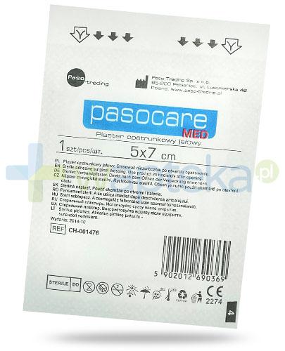 zdjęcie produktu Pasocare Med plaster opatrunkowy jałowy 5cm x 7cm 1 sztuka
