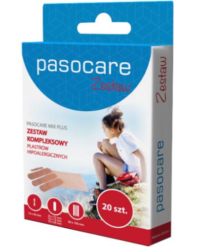 zdjęcie produktu Pasocare Mix Plus kompleksowy zestaw plastrów hipoalergicznych 20 sztuk