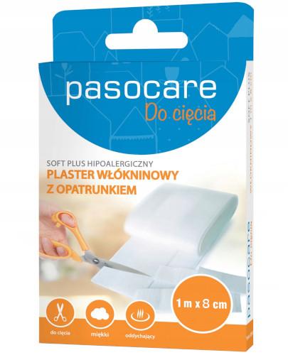 zdjęcie produktu Pasocare plaster włókninowy z opatrunkiem 1 m x 8 cm 1 sztuka