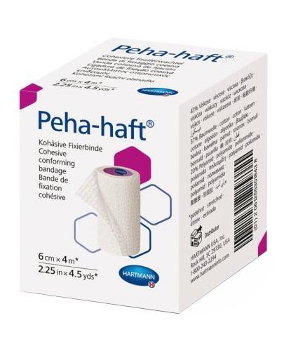 podgląd produktu Peha-Haft kohezyjna opaska do podtrzymywania opatrunków 6cm x 4m 1 sztuka