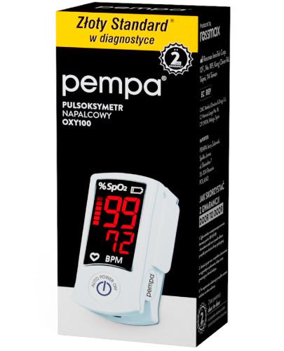 podgląd produktu Pempa OXY100 pulsoksymetr napalcowy 1 sztuka