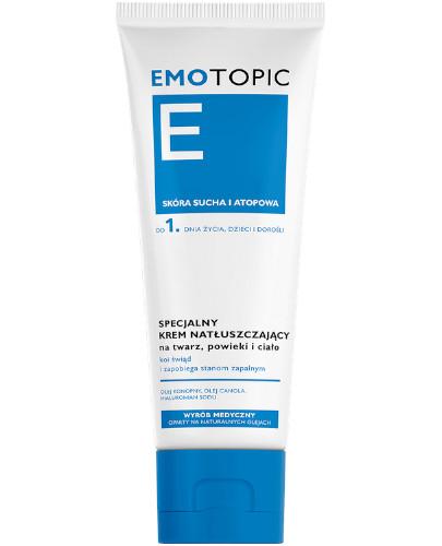podgląd produktu Pharmaceris E Emotopic specjalny krem natłuszczający na twarz, powieki i ciało 75 ml emolient