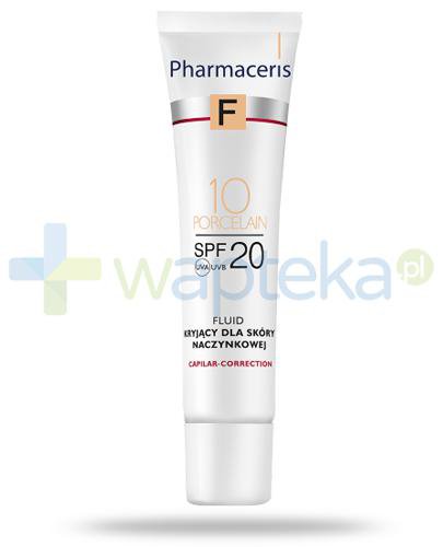 zdjęcie produktu Pharmaceris F Capilar-Correction 10 Porcelain fluid kryjący SPF20 dla skóry naczynkowej 30 ml
