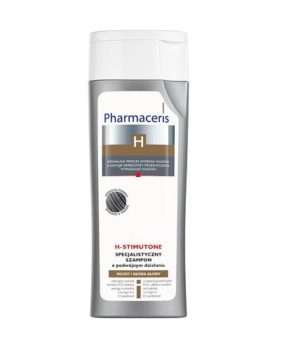 zdjęcie produktu Pharmaceris H Stimutone specjalistyczny szampon spowalniający proces siwienia i stymulujący wzrost włosów 250 ml