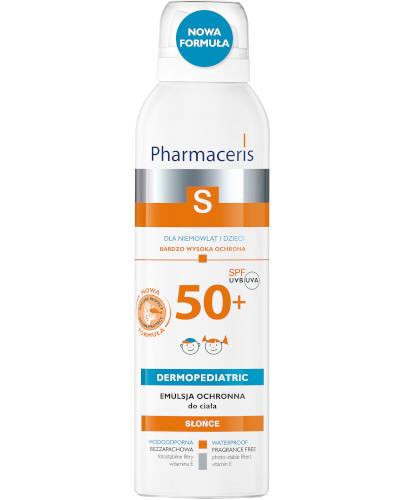 podgląd produktu Pharmaceris S Emulsja ochronna dla niemowlat i dzieci SPF50+ spray 150 ml [Nowa Formuła]