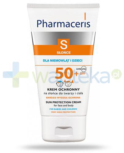 podgląd produktu Pharmaceris S Sun-Protection krem ochronny SPF30+ do twarzy i ciała dla niemowląt i dzieci 125 ml