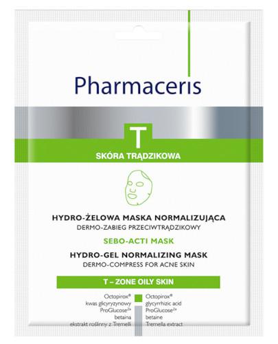 podgląd produktu Pharmaceris T Sebo-Acti Mask hydro-żelowa maska normalizująca 1 sztuka