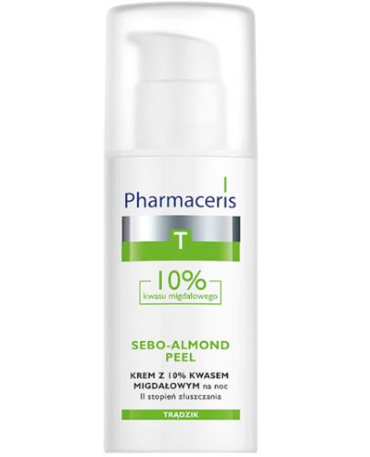 podgląd produktu Pharmaceris T Sebo-Almond Peel krem z 10% kwasem migdałowym na noc 2 stopień złuszczania 50 ml