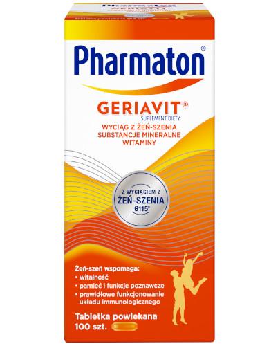 podgląd produktu Pharmaton Geriavit 100 tabletek powlekanych
