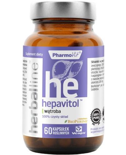 podgląd produktu PharmoVit Hepavitol wątroba 60 kapsułek