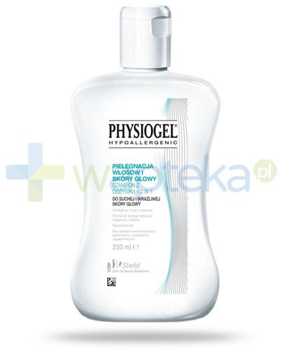 podgląd produktu Physiogel Pielęgnacja włosów i skóry głowy szampon 2w1 z odżywką - 250 ml