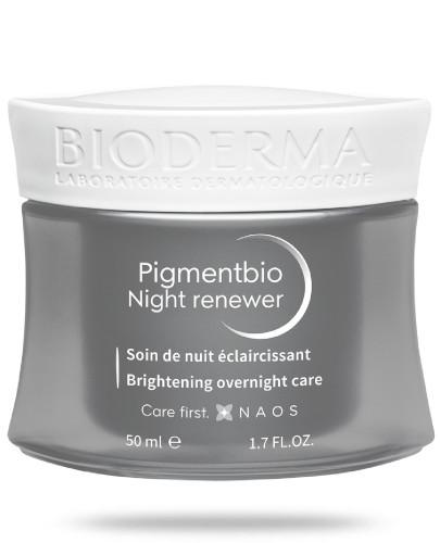 podgląd produktu Bioderma Pigmentbio Night renewer Rozjaśniający krem na noc redukujący przebarwienia 50 ml