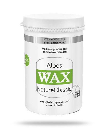 zdjęcie produktu Pilomax WAX Aloes Natur Class Maska do włosów cienkich bez objętości 480 ml
