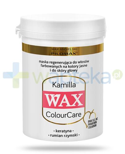 podgląd produktu Pilomax WAX ColourCare Kamille maska regenerująca do włosów farbowanych na kolory jasne i do sóry głowy 240 g