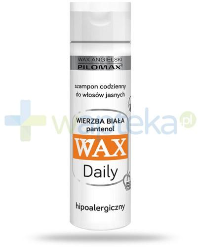 zdjęcie produktu Pilomax WAX Daily Wierzba Biała szampon do codziennej pielęgnacji do włosów jasnych 200 ml