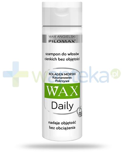 podgląd produktu Pilomax WAX Daily Kolagen Morski szampon do włosów cienkich bez objętości 200 ml