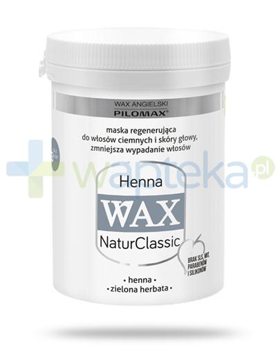 podgląd produktu Pilomax WAX Henna maska do włosów zniszczonych ciemnych 240 ml