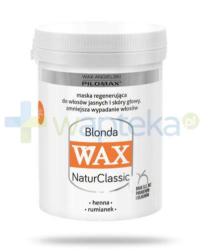zdjęcie produktu Pilomax WAX NaturClassic Blonda maska regenerująca do włosów jasnych 240 ml
