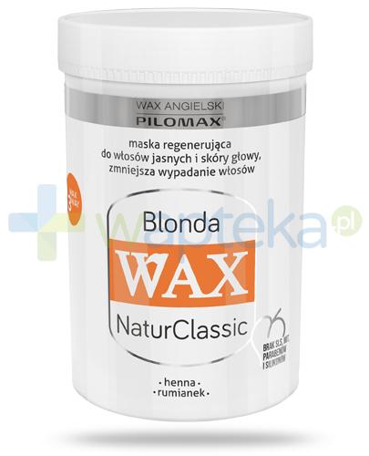 podgląd produktu Pilomax WAX NaturClassic Blonda maska regenerująca do włosów jasnych 480 ml