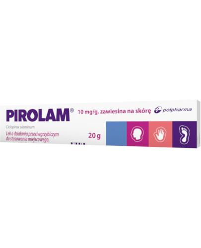 zdjęcie produktu Pirolam 10mg/g zawiesina przeciwgrzybicza na skórę 20 g