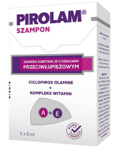 podgląd produktu Pirolam szampon przeciwłupieżowy 6 saszetek po 6 ml