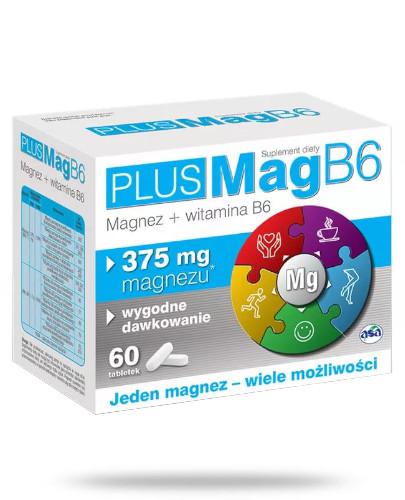 zdjęcie produktu PlusMag B6 375mg 60 tabletek